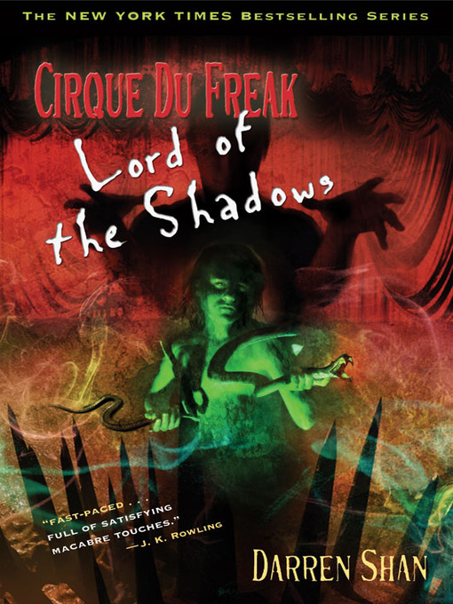 Click here to view title details for Lord of the Shadows by Darren Shan