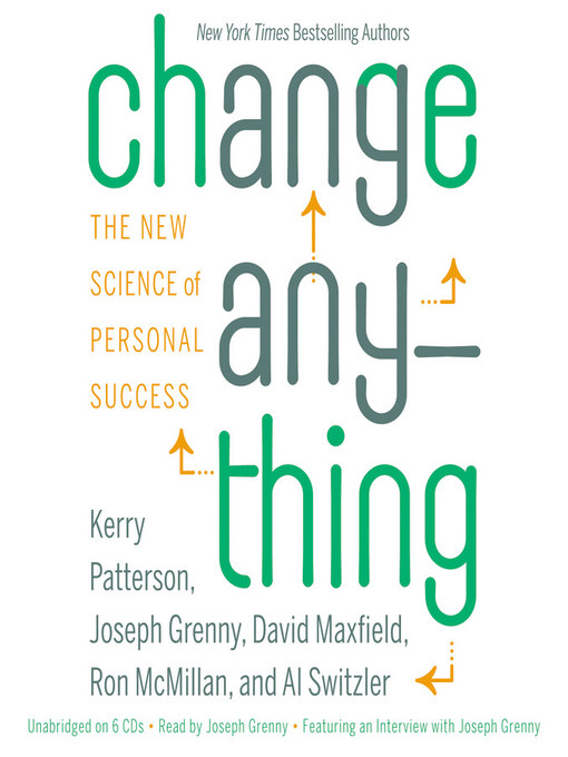 Click here to view title details for Change Anything by Kerry Patterson