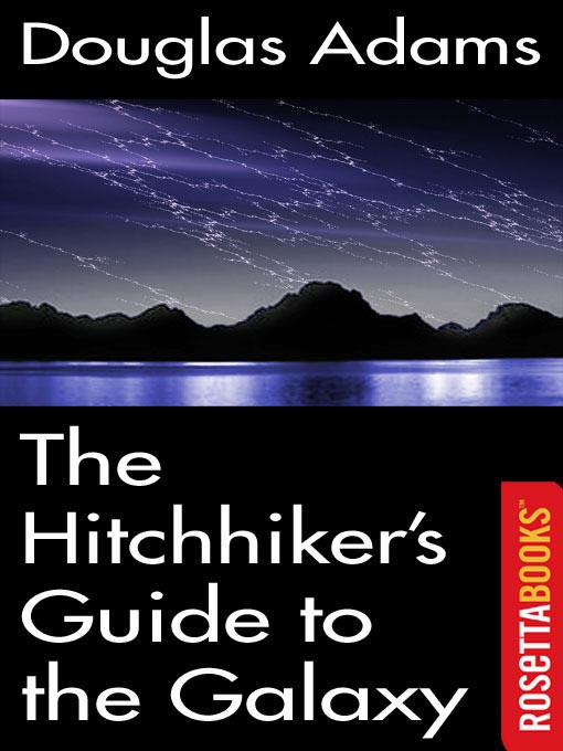 Click here to view title details for The Hitchhiker's Guide to the Galaxy by Douglas Adams