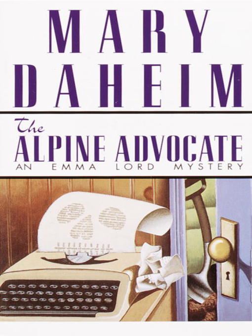 Click here to view title details for The Alpine Advocate by Mary Daheim