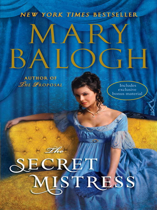 Click here to view title details for The Secret Mistress by Mary Balogh