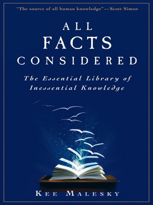 Click here to view title details for All Facts Considered by Kee Malesky