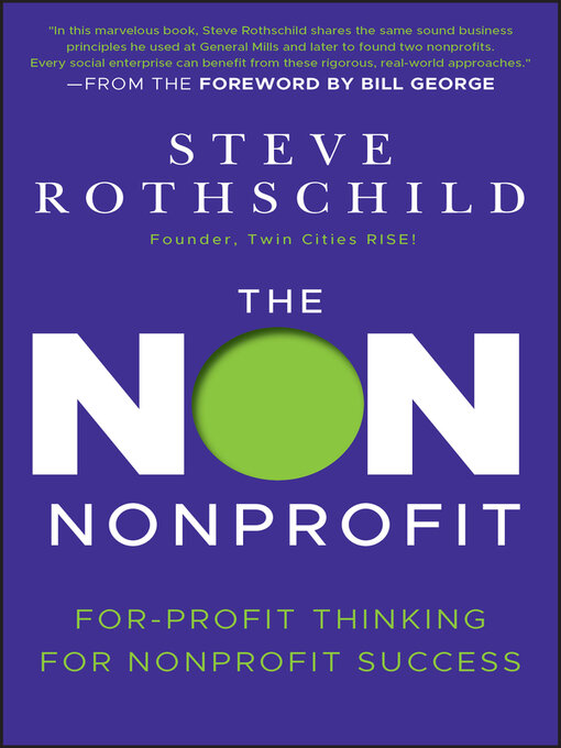Click here to view title details for The Non Nonprofit by Steve Rothschild