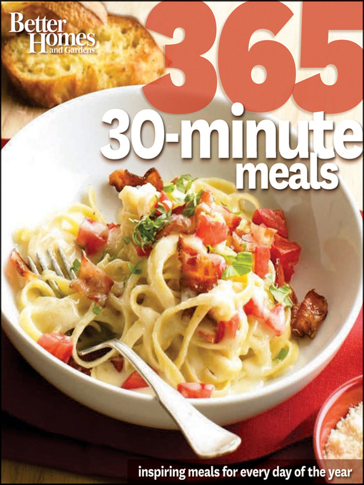 Click here to view title details for Better Homes & Gardens 365 30-Minute Meals by 