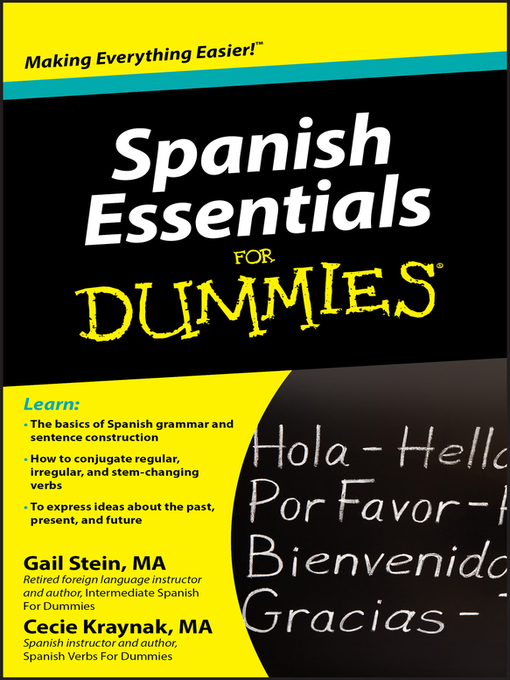 Click here to view title details for Spanish Essentials For Dummies by Gail Stein