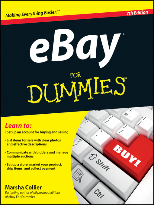Click here to view title details for eBay For Dummies by Marsha Collier