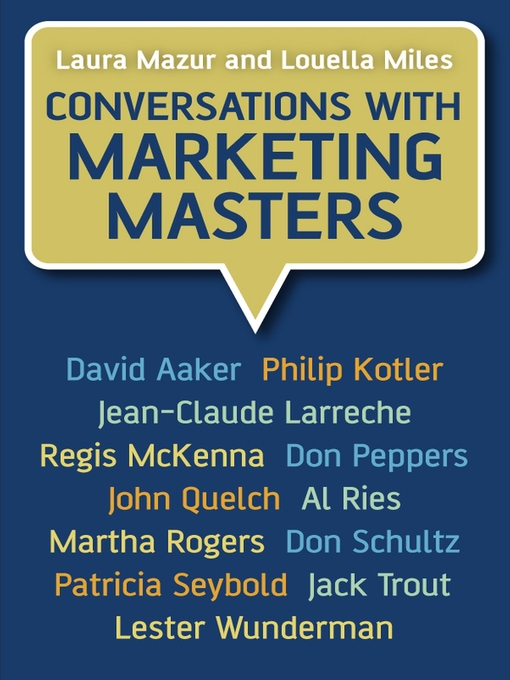 Conversations with Marketing Masters