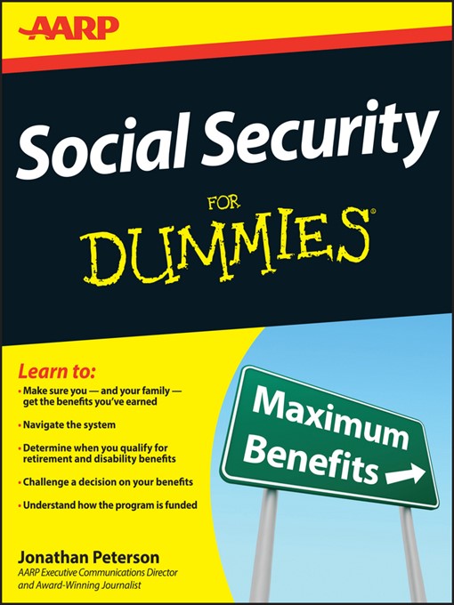 Click here to view title details for Social Security For Dummies by Jonathan Peterson