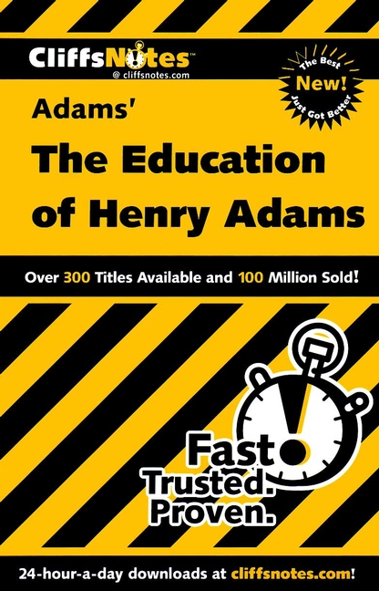 Click here to view title details for CliffsNotes on Adams' The Education of Henry Adams by Stanley P. Baldwin