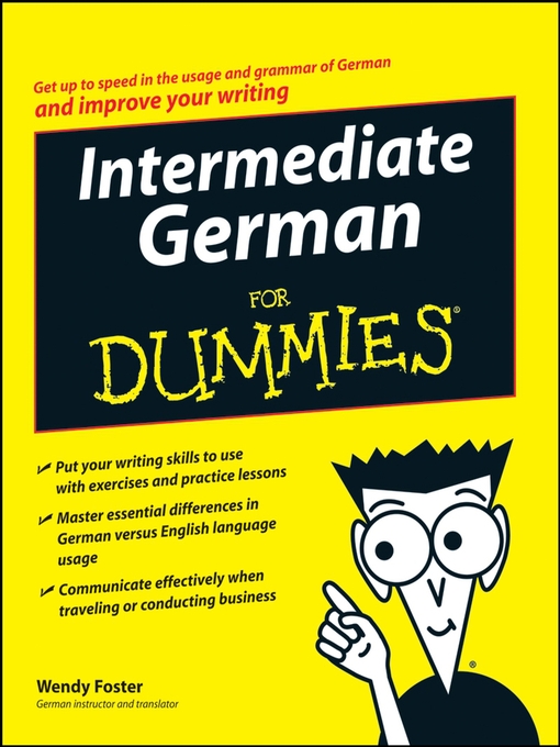 Click here to view title details for Intermediate German For Dummies by Wendy Foster