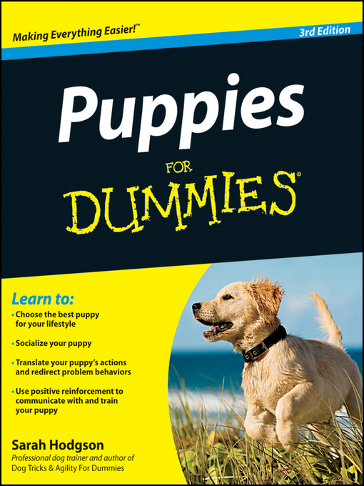 Click here to view title details for Puppies For Dummies by Sarah Hodgson