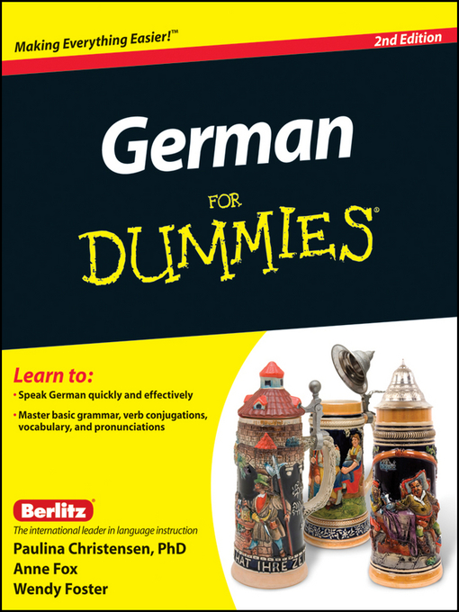 Click here to view title details for German For Dummies by Paulina Christensen