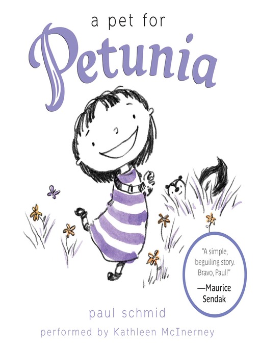 Click here to view title details for A Pet for Petunia by Paul Schmid