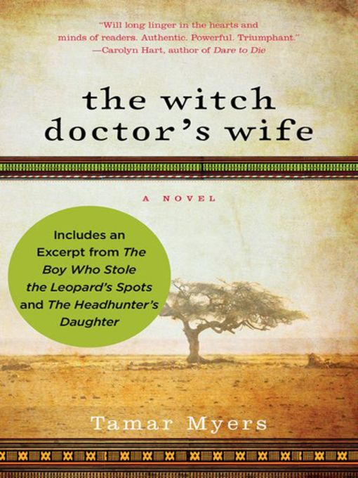 Click here to view title details for The Witch Doctor's Wife with Bonus Material by Tamar Myers