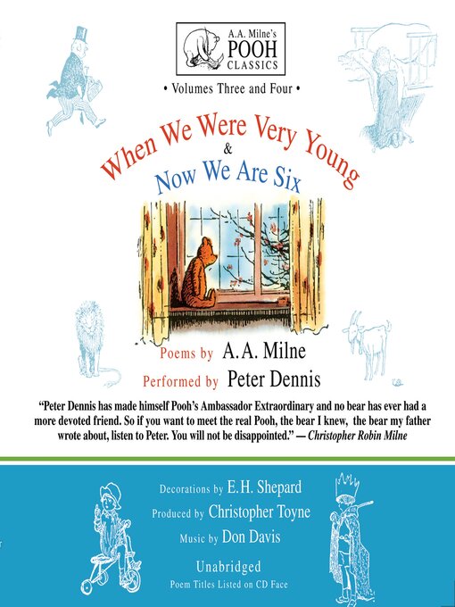 Click here to view title details for When We Were Very Young and Now We Are Six by A. A. Milne