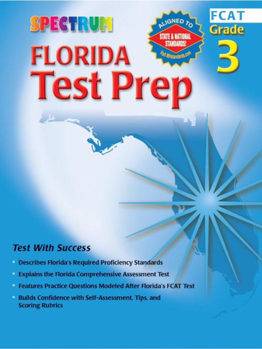 Click here to view title details for Florida Test Prep, Grade 3 by Spectrum