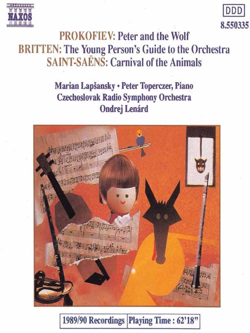 Click here to view title details for PROKOFIEV: Peter and the Wolf / BRITTEN: Young Person's Guide to Orchestra / SAINT-SAENS: Carnival by Camille Saint-Saens