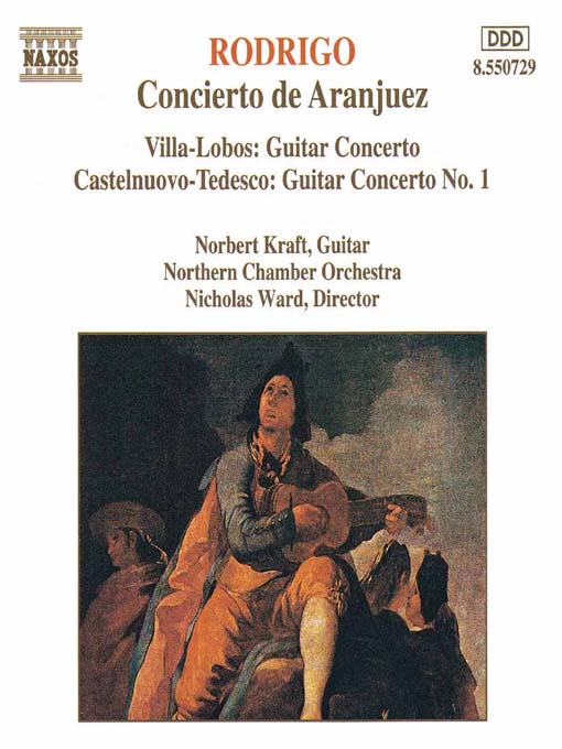 Click here to view title details for RODRIGO / VILLA-LOBOS / CASTELNUOVO-TEDESCO: Guitar Concertos by Joaquin Rodrigo