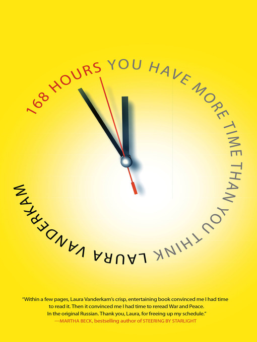 Click here to view title details for 168 Hours by Laura Vauderkam