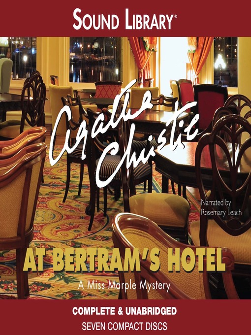 Click here to view title details for At Bertram's Hotel by Agatha Christie