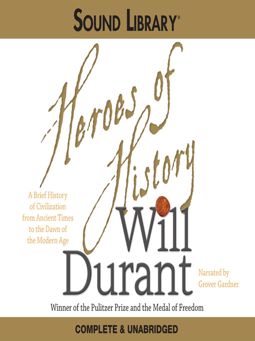 Click here to view title details for Heroes of History by Will Durant
