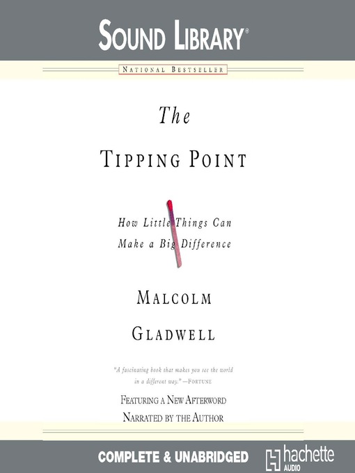 Click here to view title details for The Tipping Point by Malcolm Gladwell