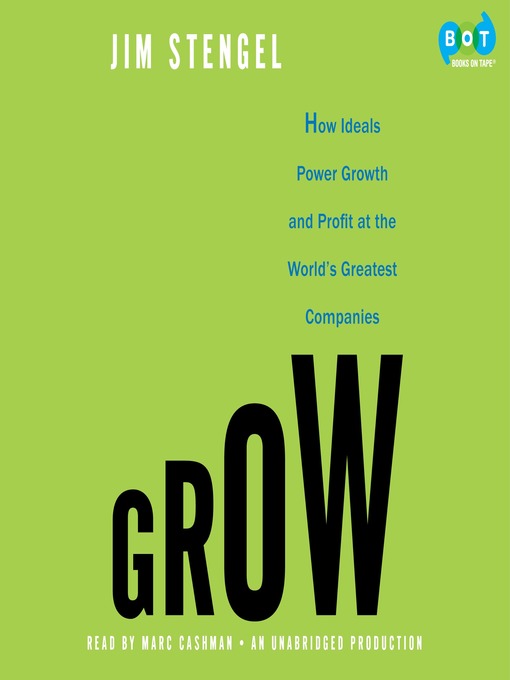 Click here to view title details for Grow by Jim Stengel