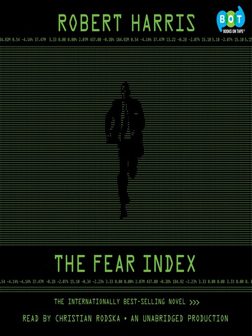 Click here to view title details for The Fear Index by Robert Harris