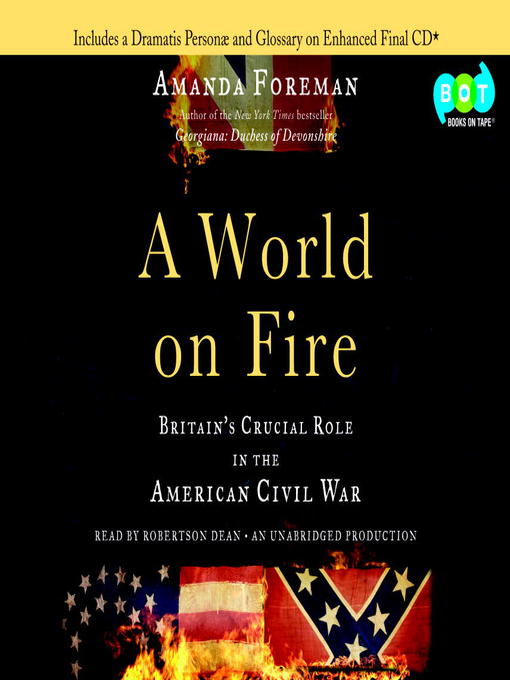 Click here to view title details for A World on Fire by Amanda Foreman