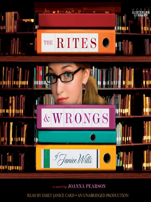 Click here to view title details for The Rites and Wrongs of Janice Wills by Joanna Pearson