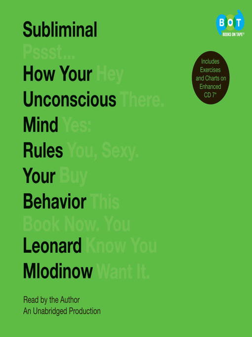 Click here to view title details for Subliminal by Leonard Mlodinow