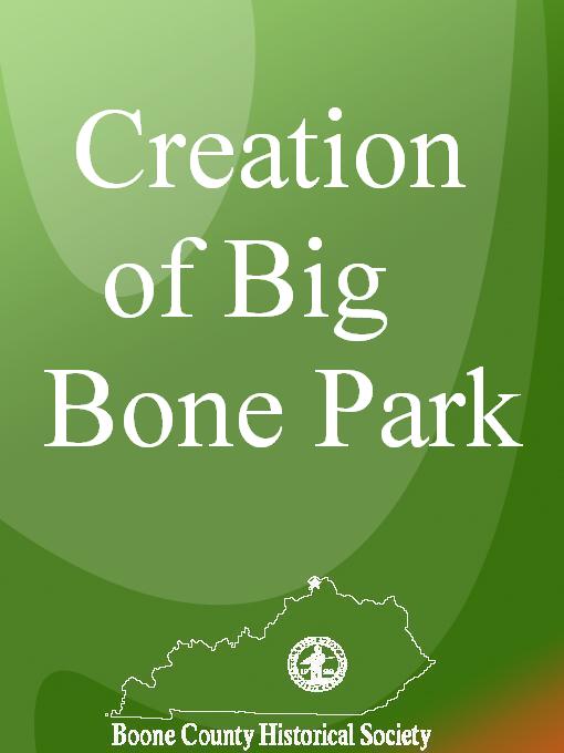 Click here to view title details for Creation of Big Bone Park by Bruce Ferguson