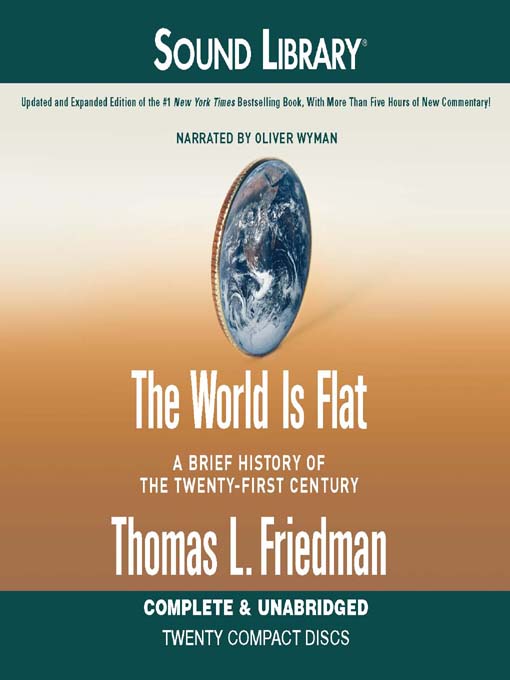 Click here to view title details for The World is Flat by Thomas L. Friedman