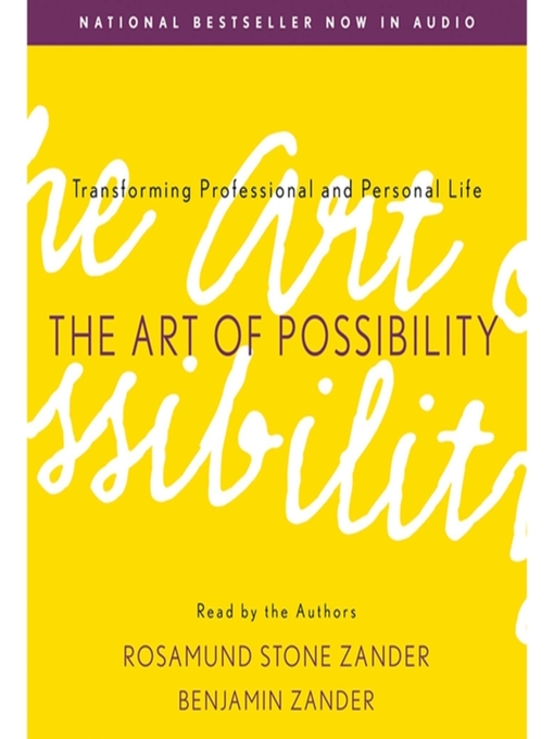 Click here to view title details for The Art of Possibility by Rosamund Stone Zander
