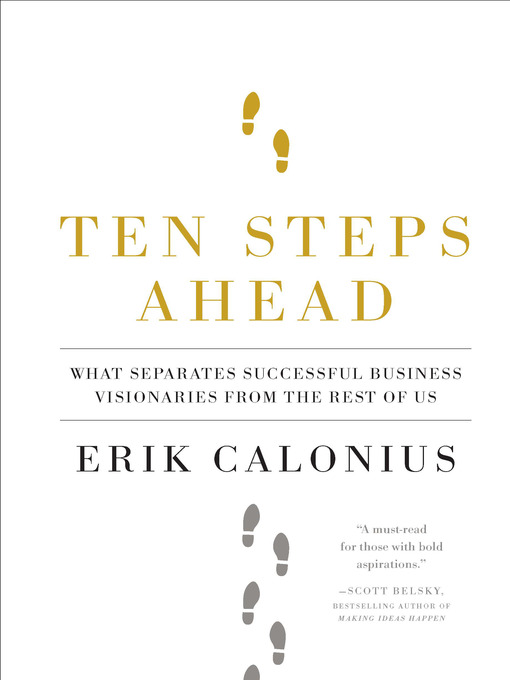Click here to view title details for Ten Steps Ahead by Erik Calonius