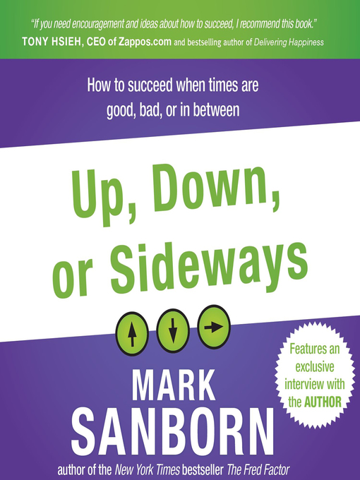 Click here to view title details for Up, Down, or Sideways by Mark Sanborn