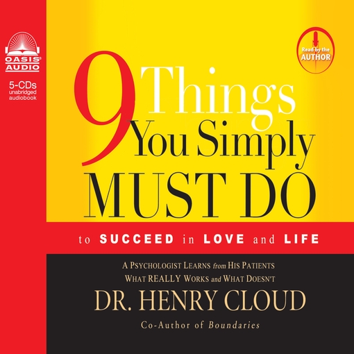 Click here to view title details for 9 Things You Simply Must Do by Henry Cloud
