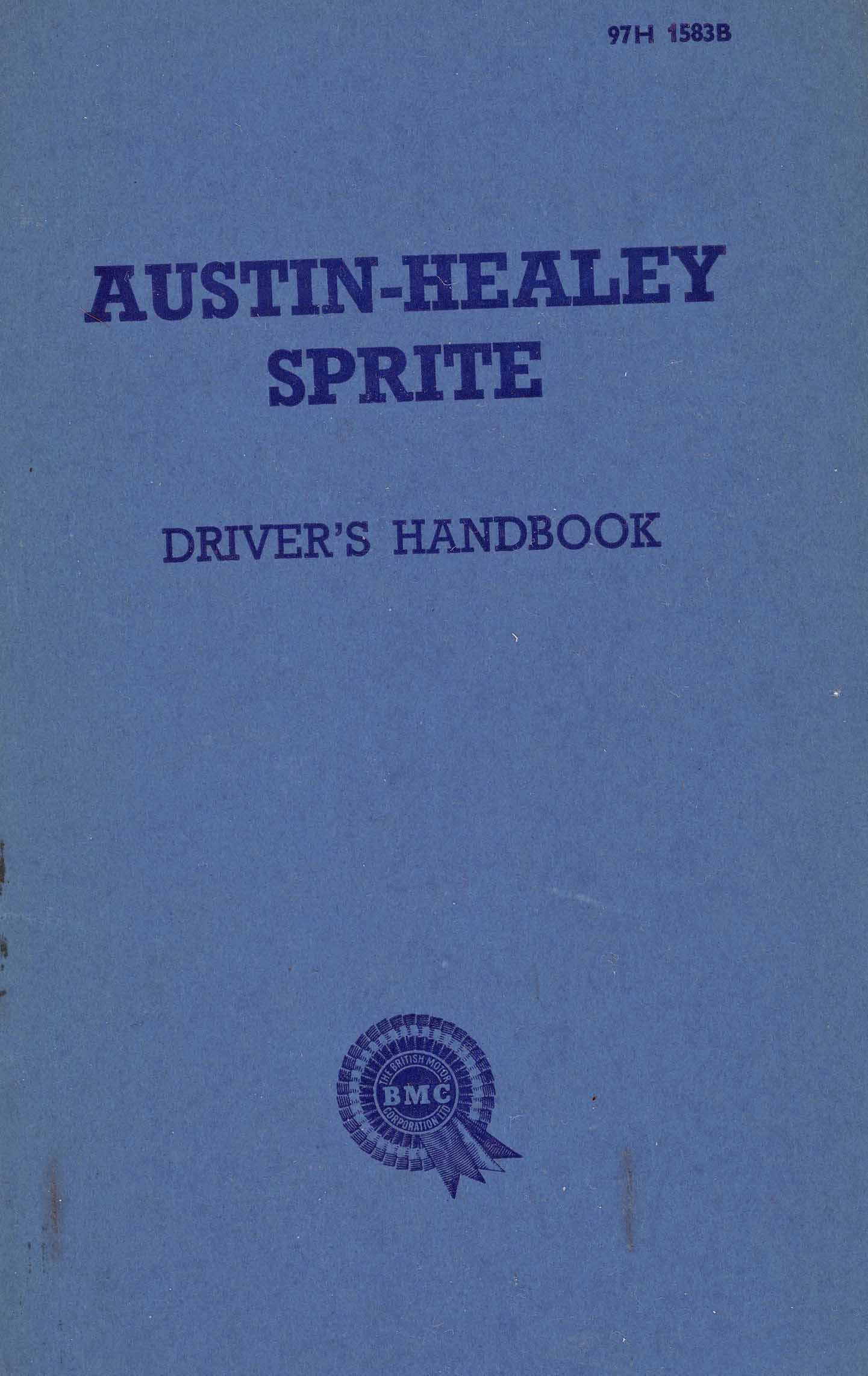 Austin-Healey Sprite Driver's Handbook