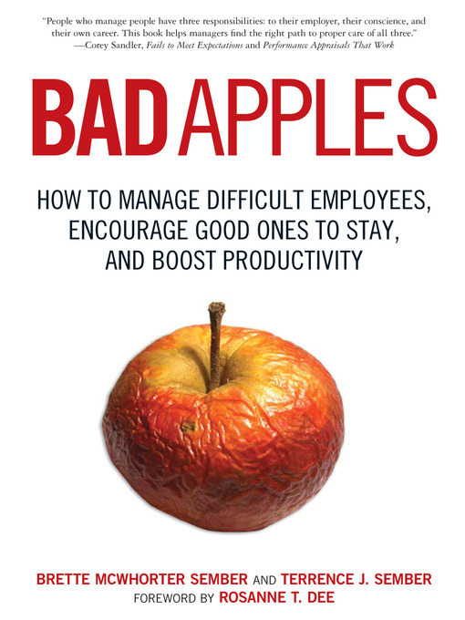 Click here to view title details for Bad Apples by Terrance Sember