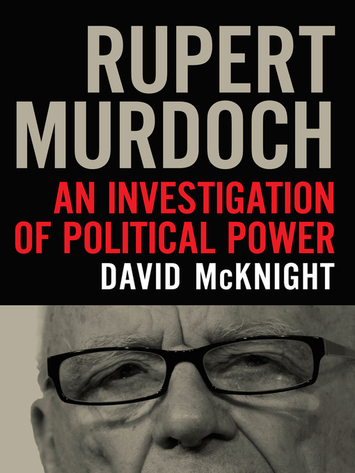 Click here to view title details for Rupert Murdoch by David McKnight