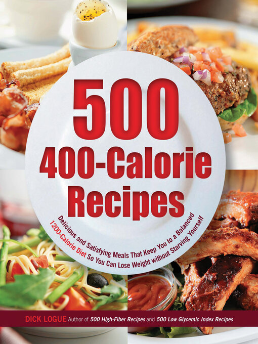 Click here to view title details for 500 400-Calorie Recipes by Dick Logue