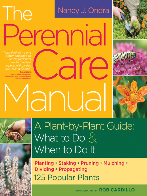 Click here to view title details for The Perennial Care Manual by Rob Cardillo