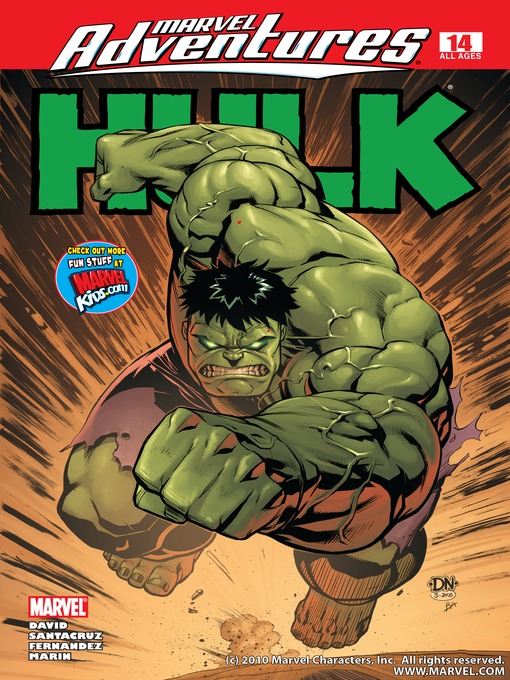 Click here to view title details for Marvel Adventures Hulk, Issue 14 by Juan Santa Cruz