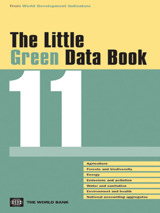 Click here to view title details for The Little Green Data Book 2011 by World Bank