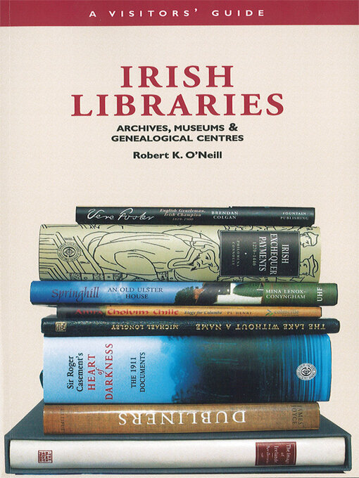 Click here to view title details for Irish Libraries by Robert K. O'Neill
