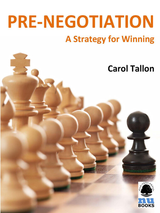 Click here to view title details for Pre-Negotiation by Carol Tallon