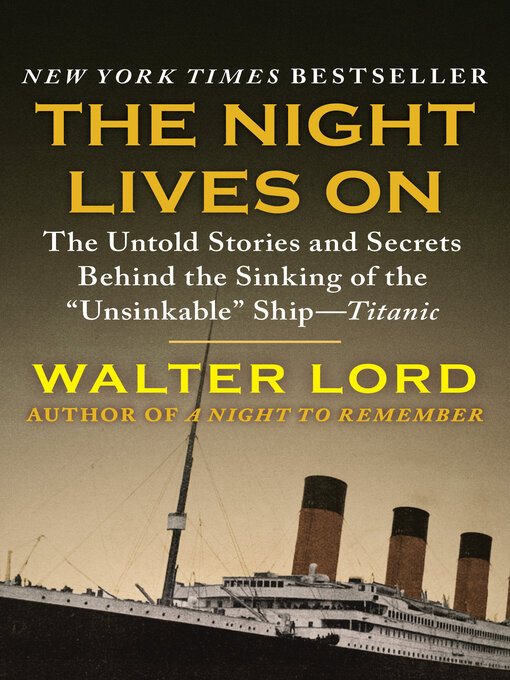 Click here to view title details for The Night Lives On by Walter Lord