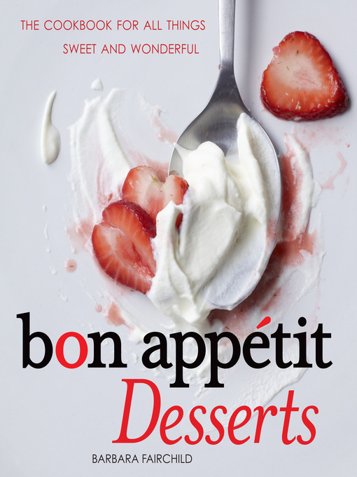 Click here to view title details for Bon Appetit Desserts by Barbara Fairchild
