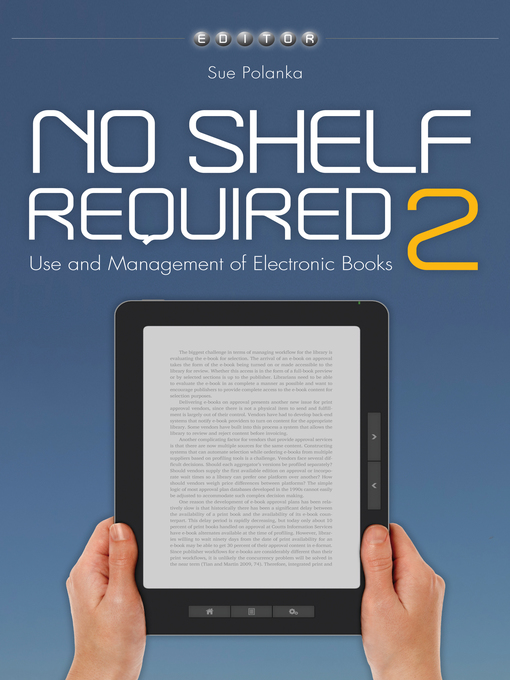Click here to view title details for No Shelf Required 2 by Sue Polanka