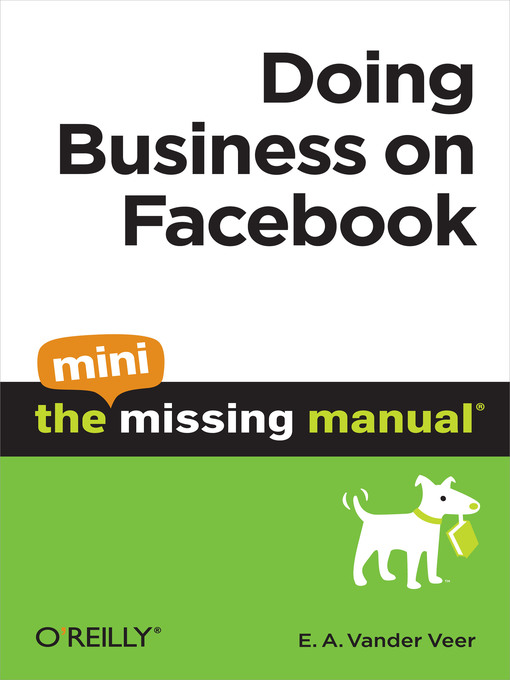 Click here to view title details for Doing Business on Facebook by E. A. Vander Veer